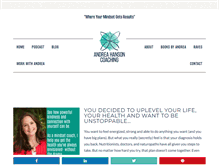 Tablet Screenshot of andreahansoncoaching.com
